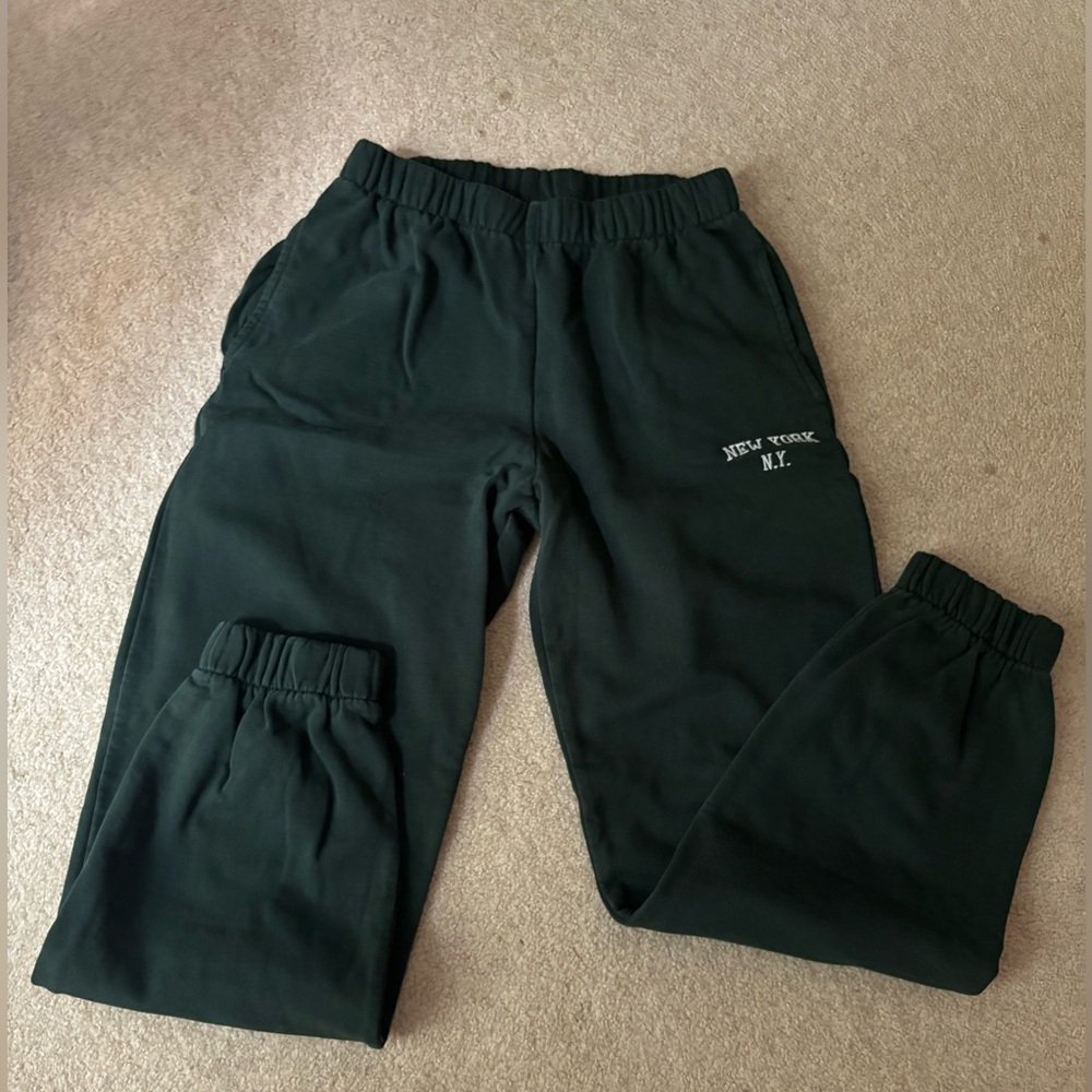 Green Brandy Melville sweatpants